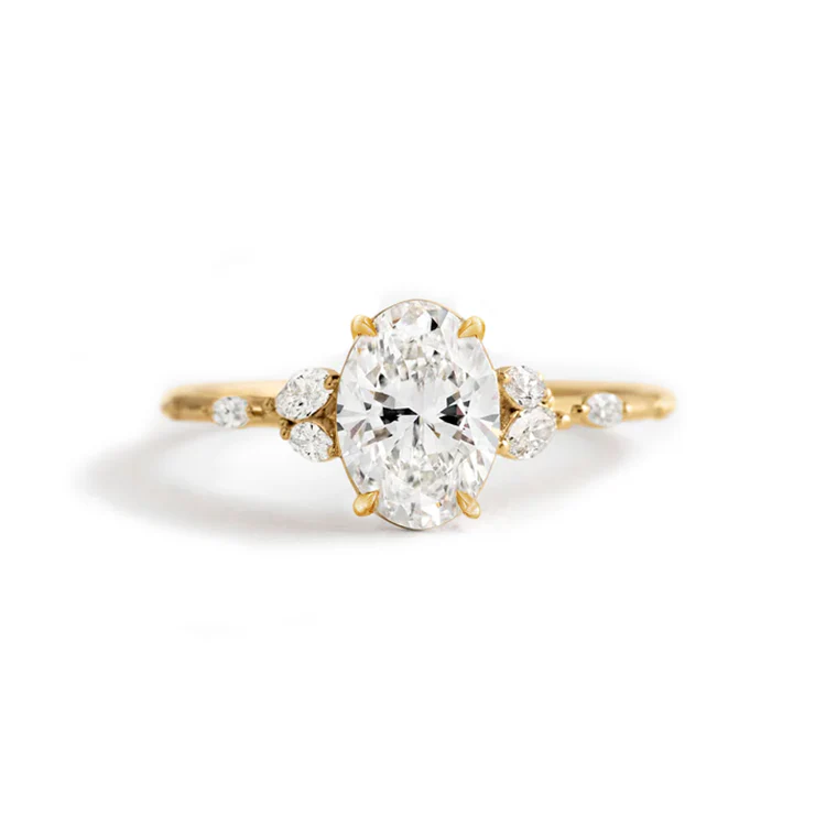 Adeline Oval Lab Grown Diamond Engagement Ring