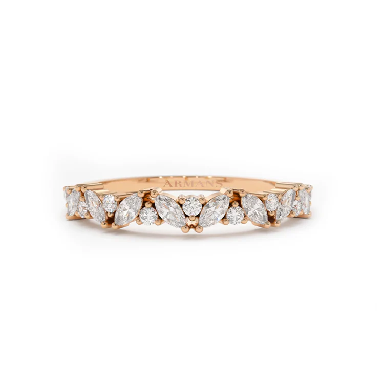 Angel Mixed Diamond Band