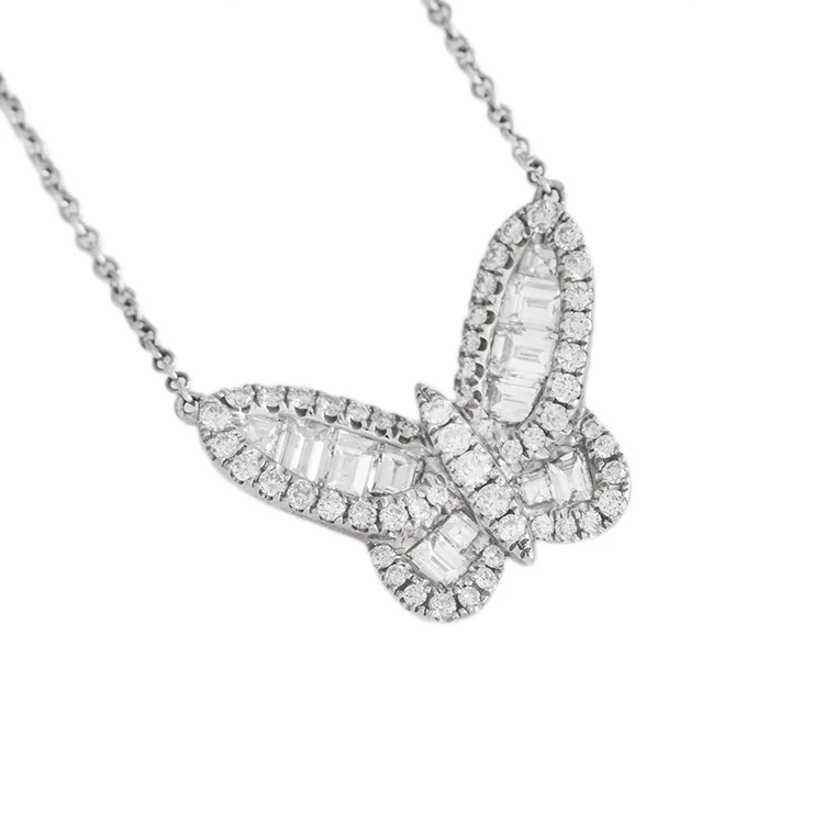 Aurora Diamond Butterfly Necklace - Image 5