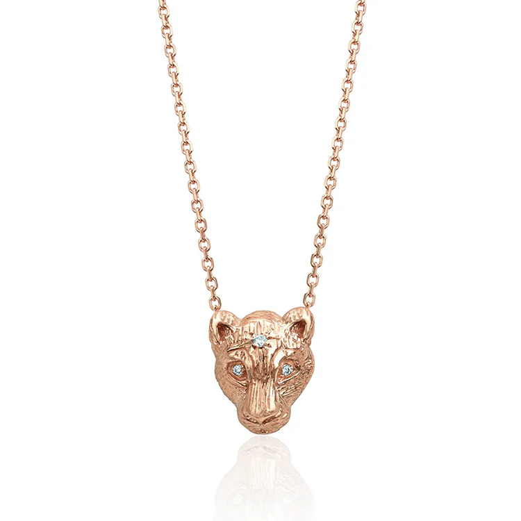 Baby Lion Head Necklace - Image 3