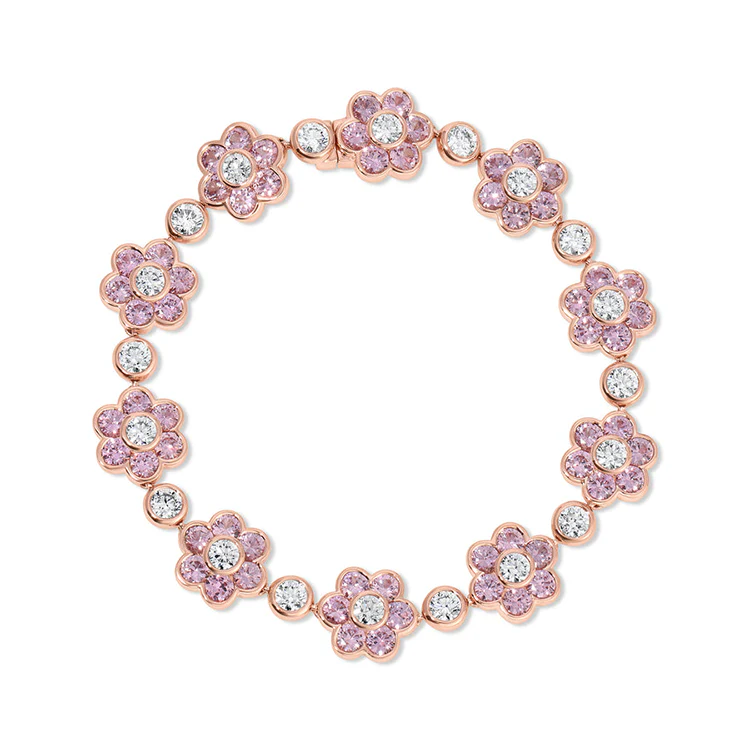 Bloom Pink Sapphire Bracelet - Image 2