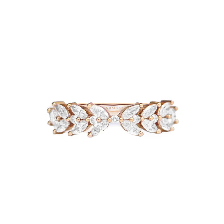 Butterfly Mixed Diamond Band - Image 2