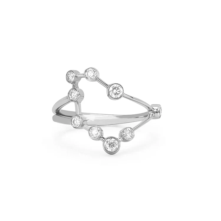 Capricorn Diamond Constellation Ring - Image 2