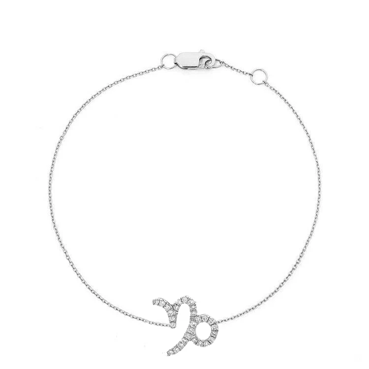 Capricorn Diamond Zodiac Bracelet - Image 2