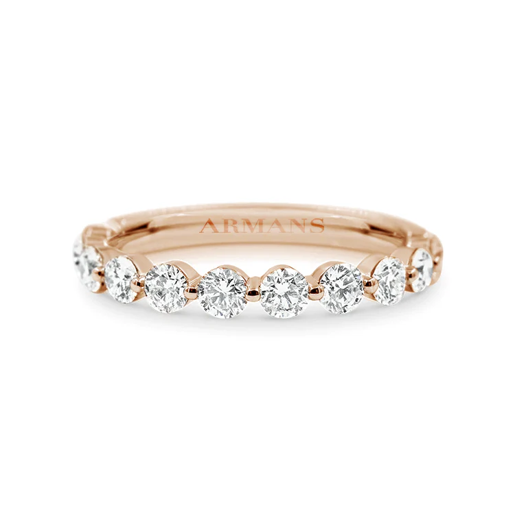 Colette Bubble Lab Grown Diamond Band - Image 4
