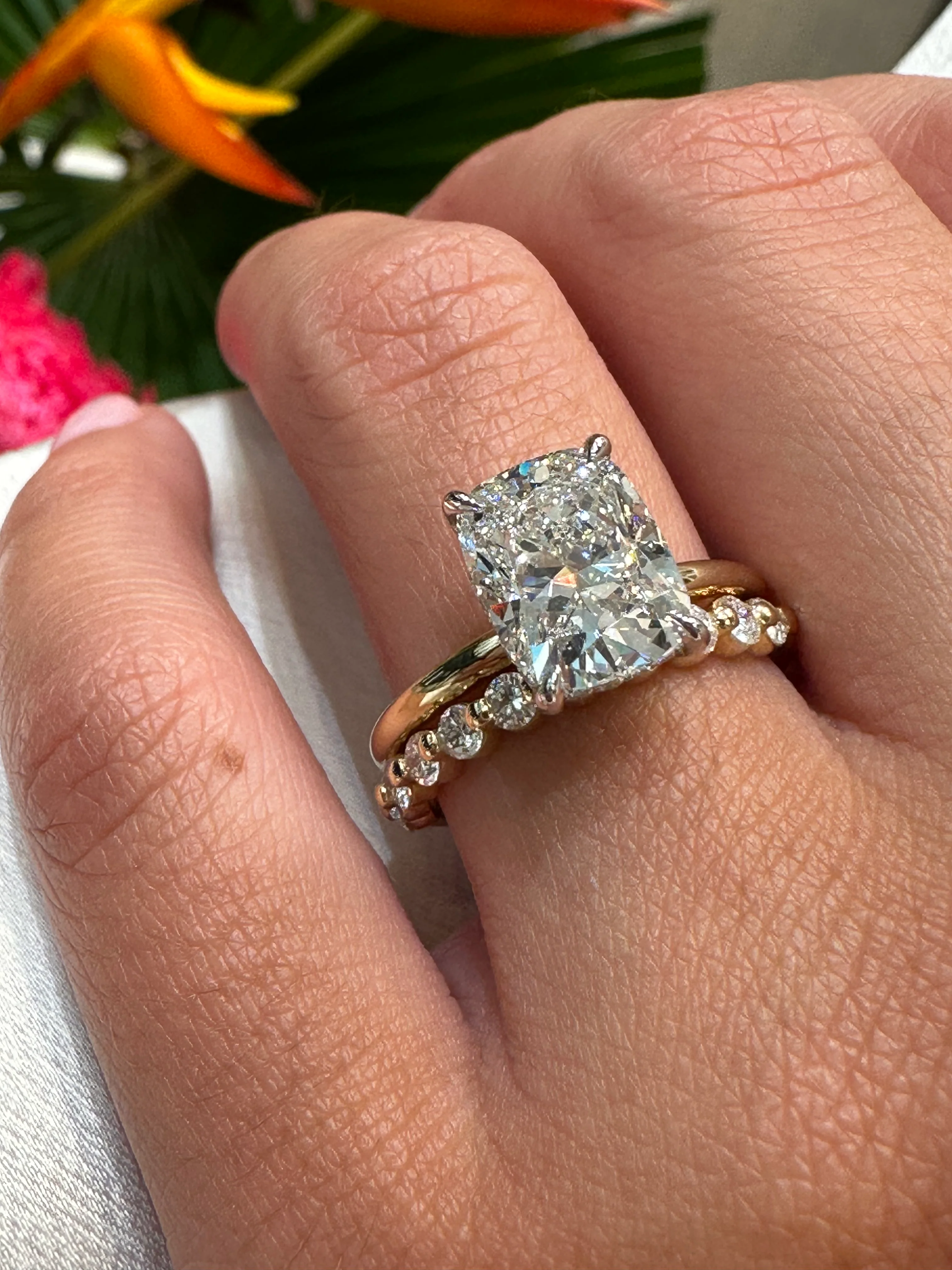 Cushion Madison Lab Grown Engagement Ring - Image 8