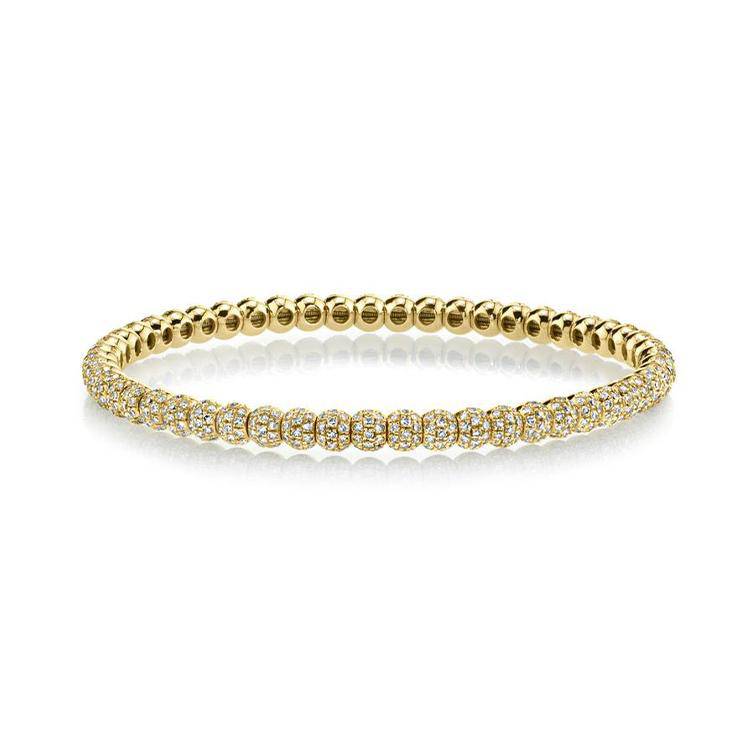 Diamond Ball Pavé Bracelet - Image 3