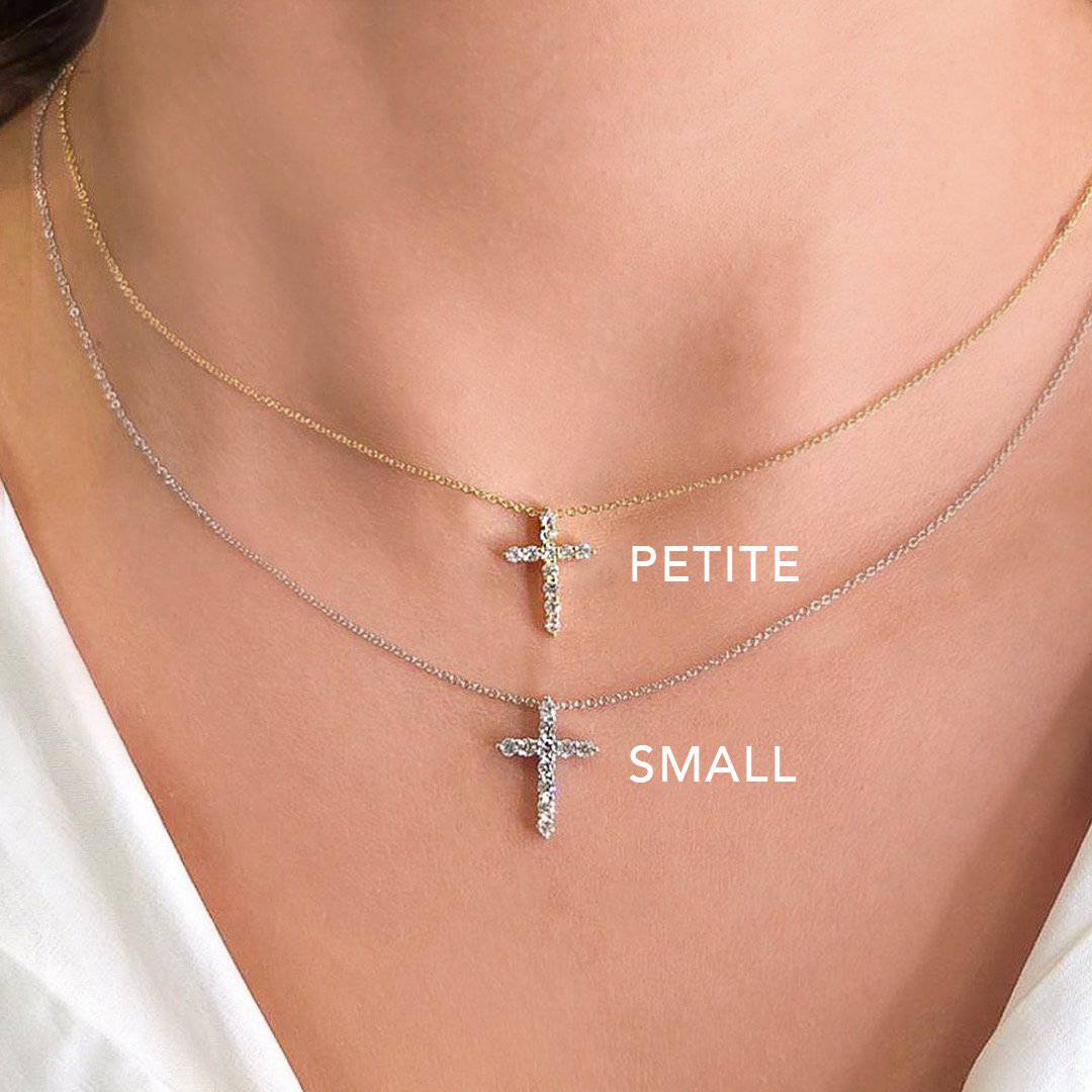 Diamond Cross Necklace - Image 3