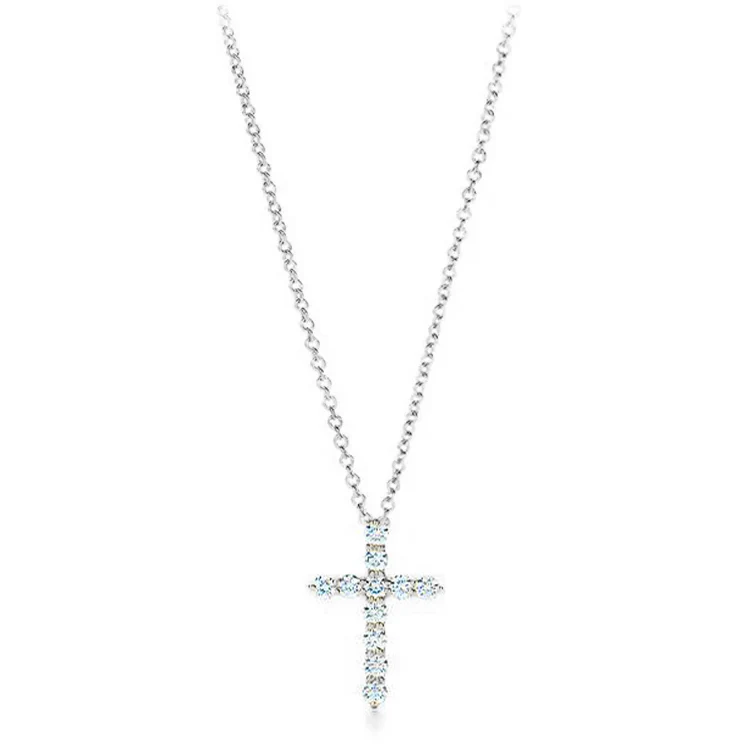 Diamond Cross Necklace - Image 5