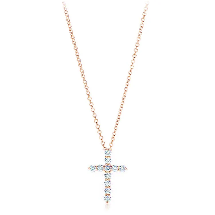 Diamond Cross Necklace - Image 6