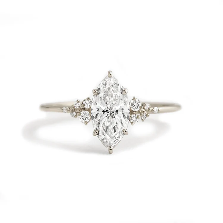 Diamond Frost Engagement Ring - Image 3