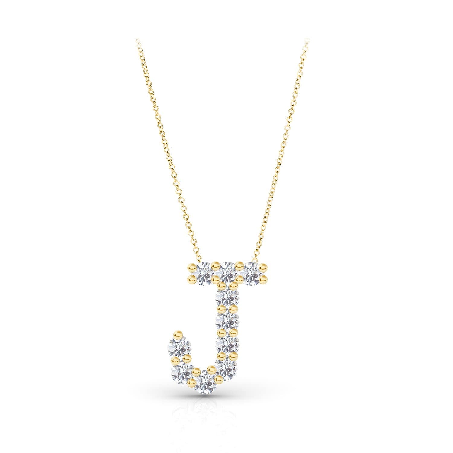 Diamond Initial Pendant - Image 11