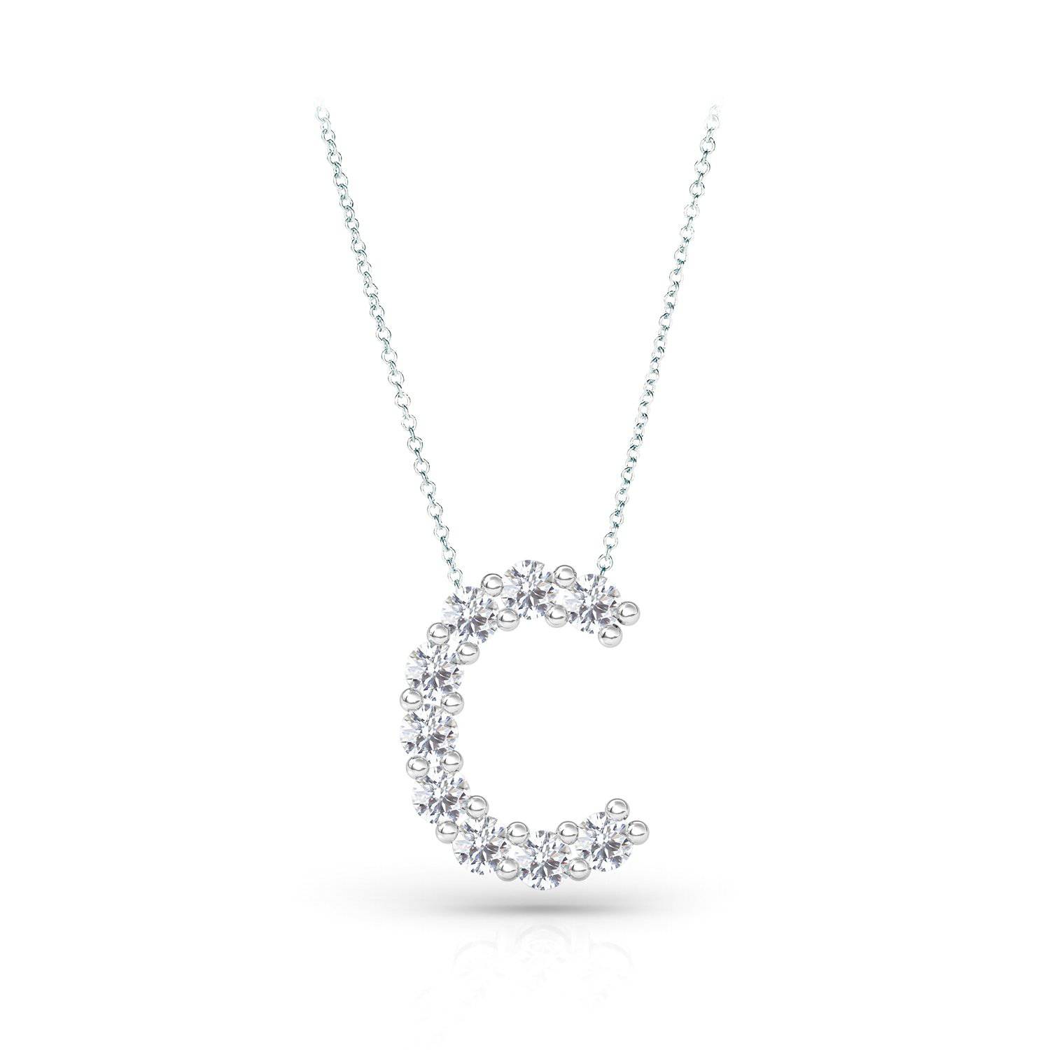 Diamond Initial Pendant - Image 15