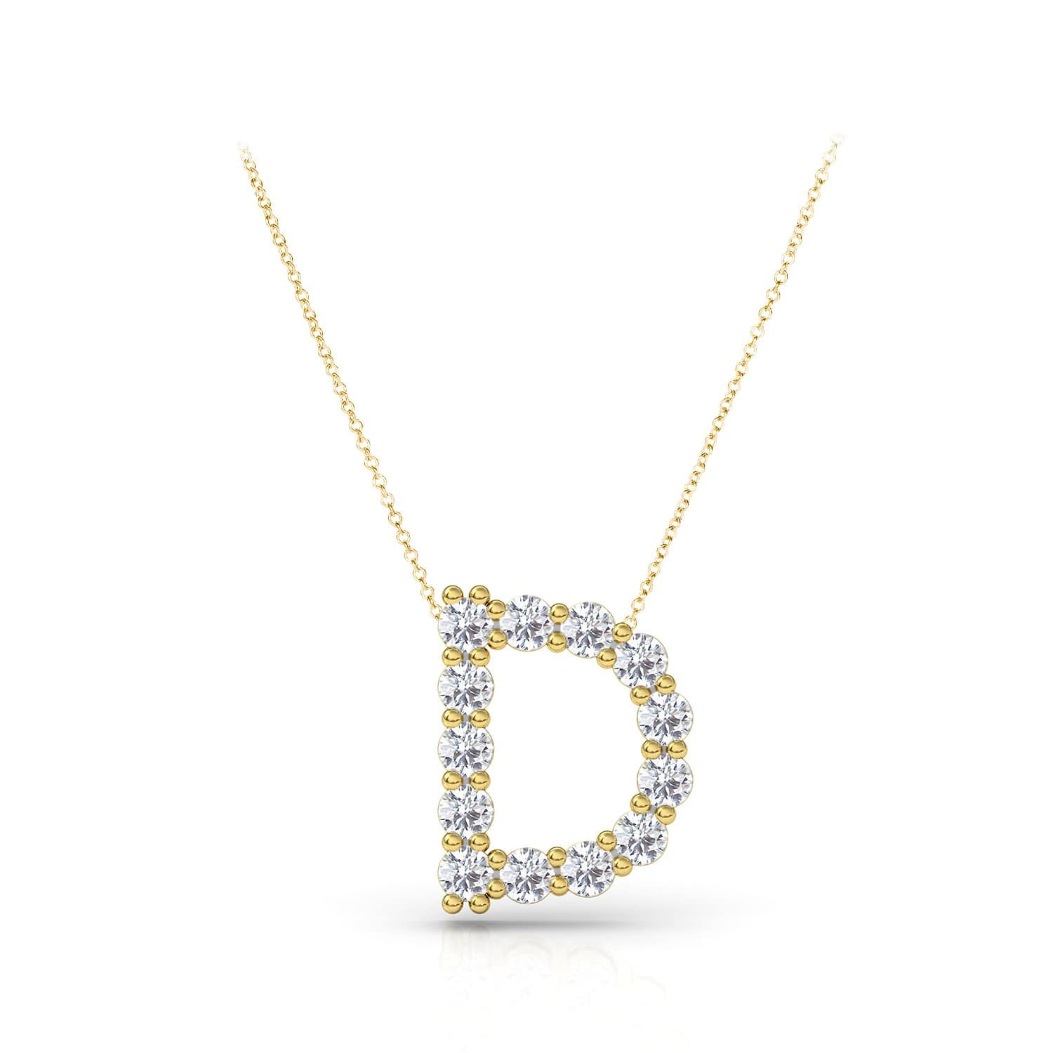 Diamond Initial Pendant - Image 17