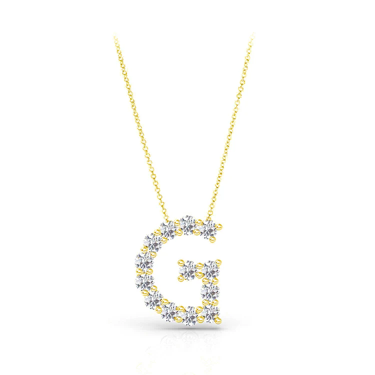 Diamond Initial Pendant - Image 22