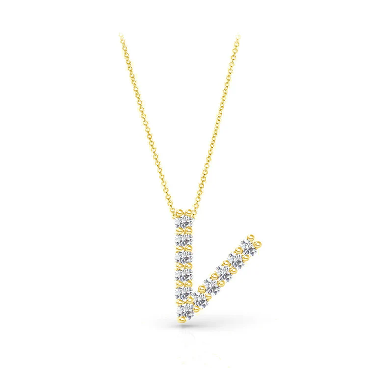 Diamond Initial Pendant - Image 39