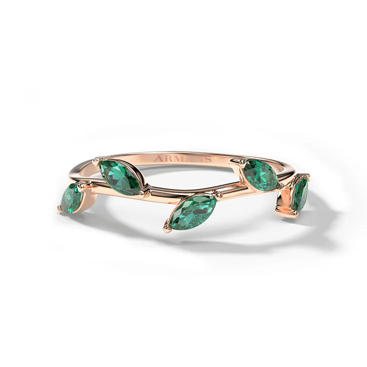 Diamond Leaf Ring - Image 2