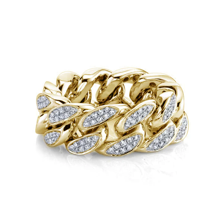 Diamond Link Ring