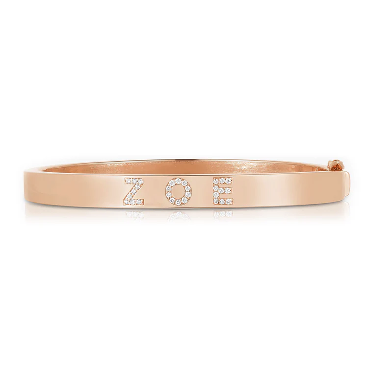 Diamond Name Bangle