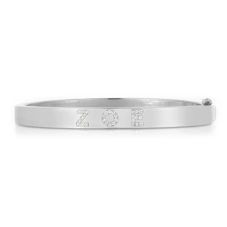 Diamond Name Bangle - Image 2