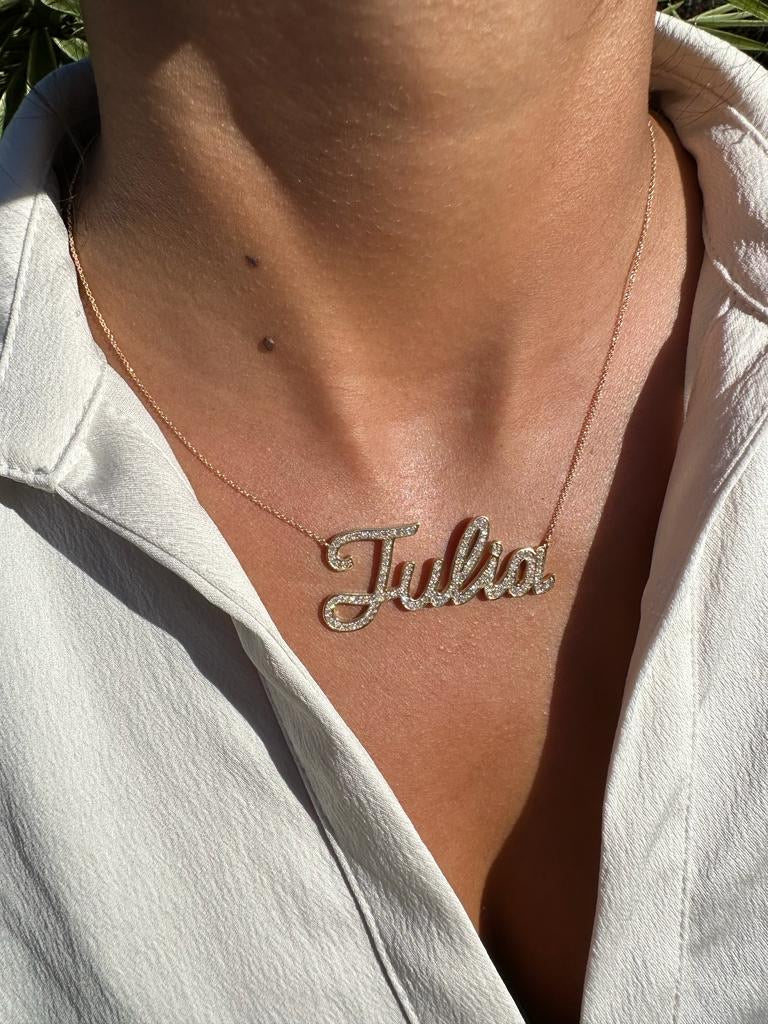Diamond Name Necklace - Image 14
