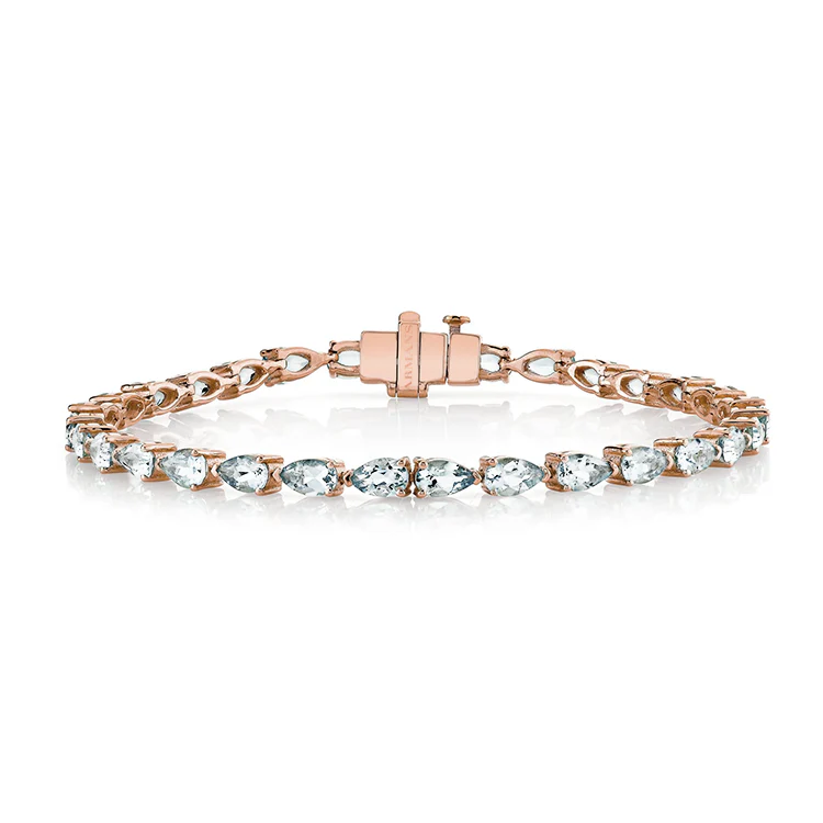 Diamond Pear Cut Bracelet - Image 3