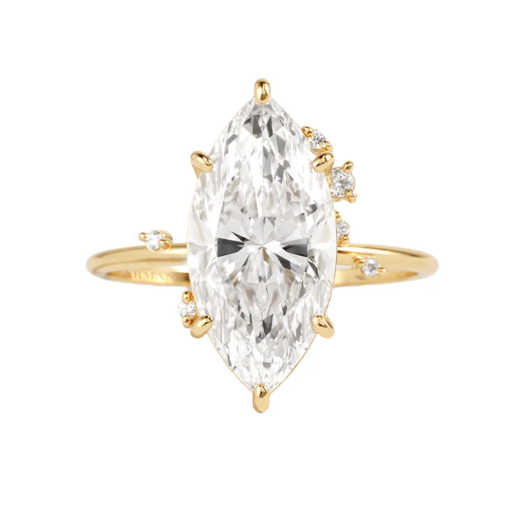 Ella Marquise Lab Grown Diamond Engagement Ring