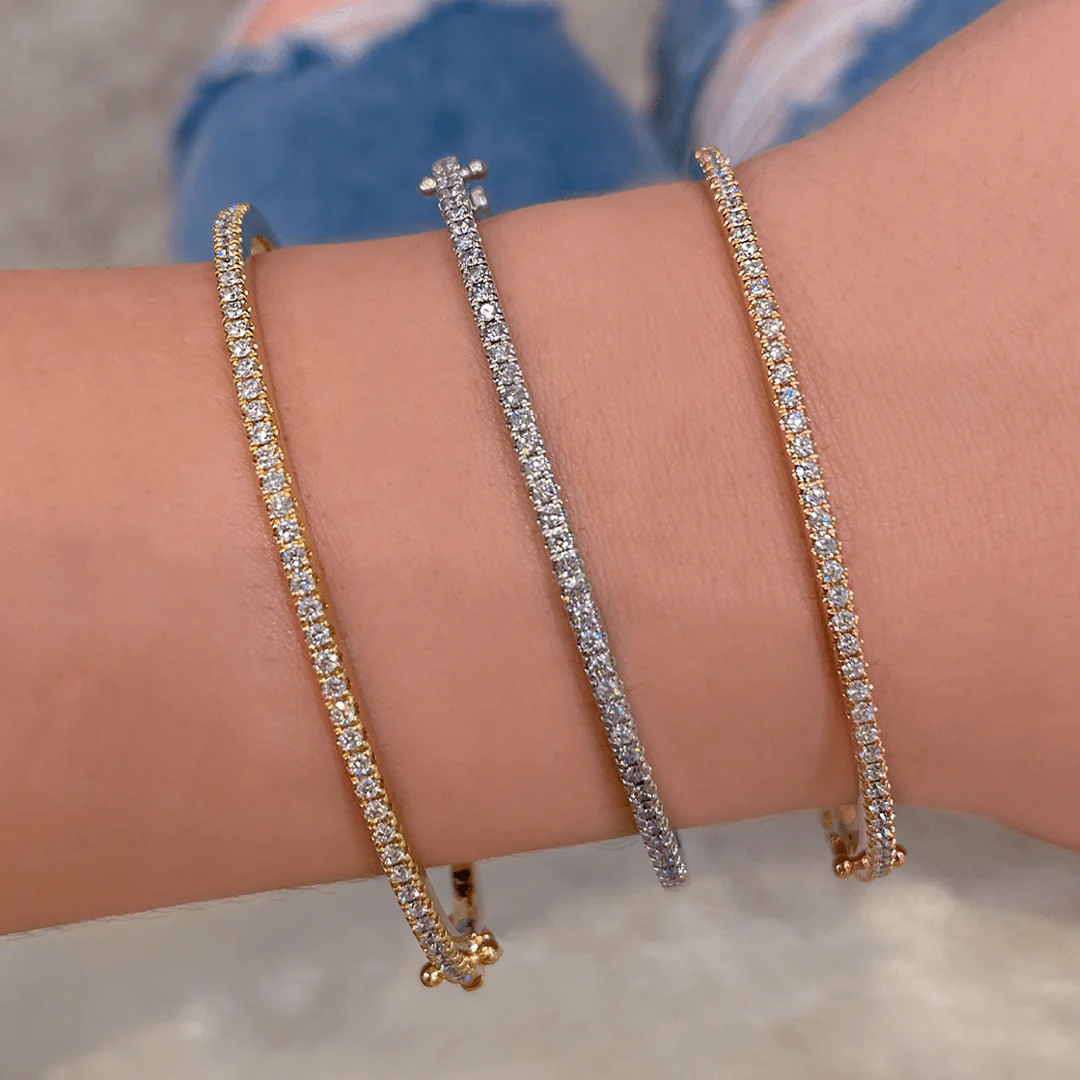 Elsa Diamond Bangle - Image 5