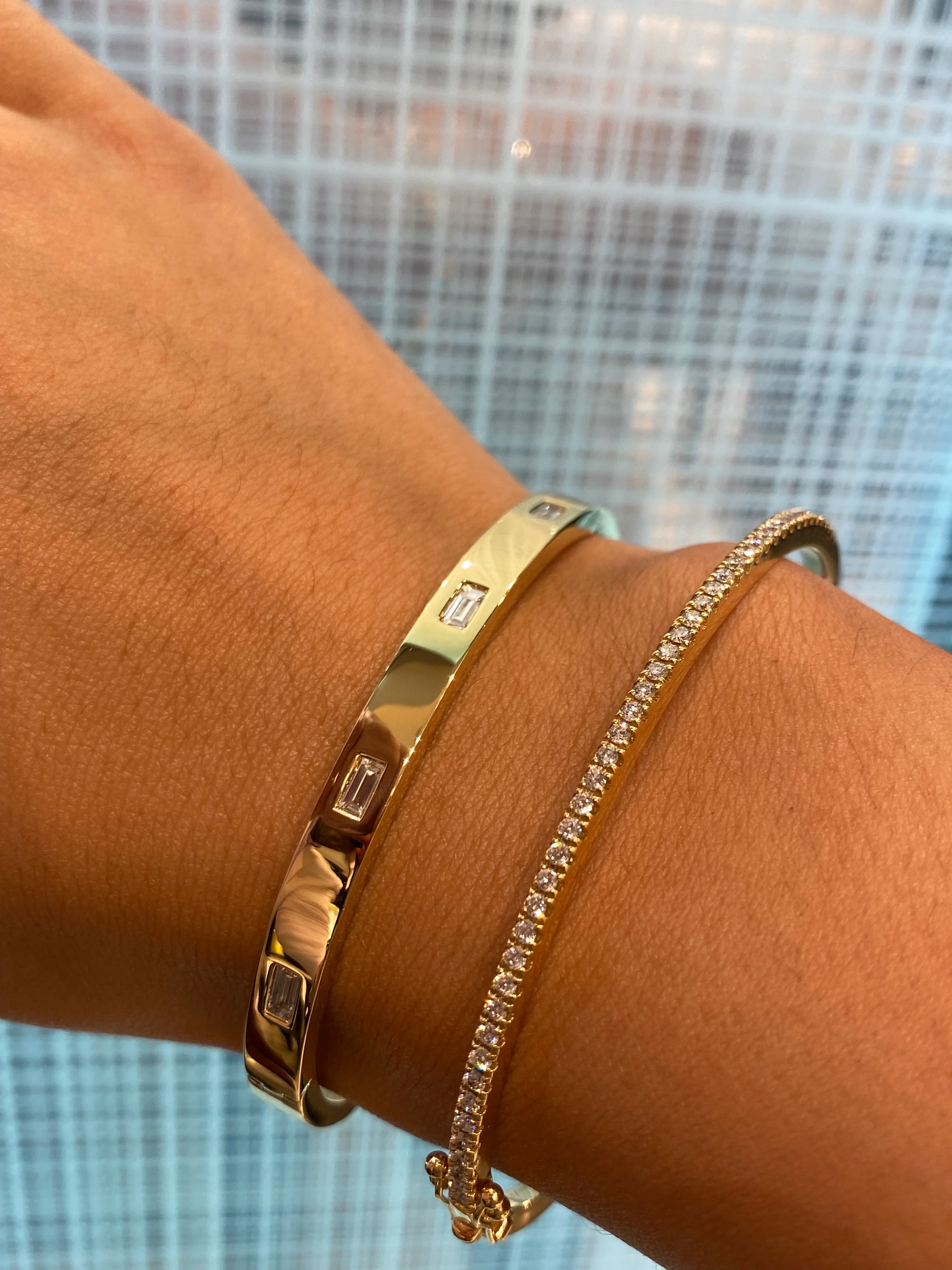 Elsa Diamond Bangle - Image 7