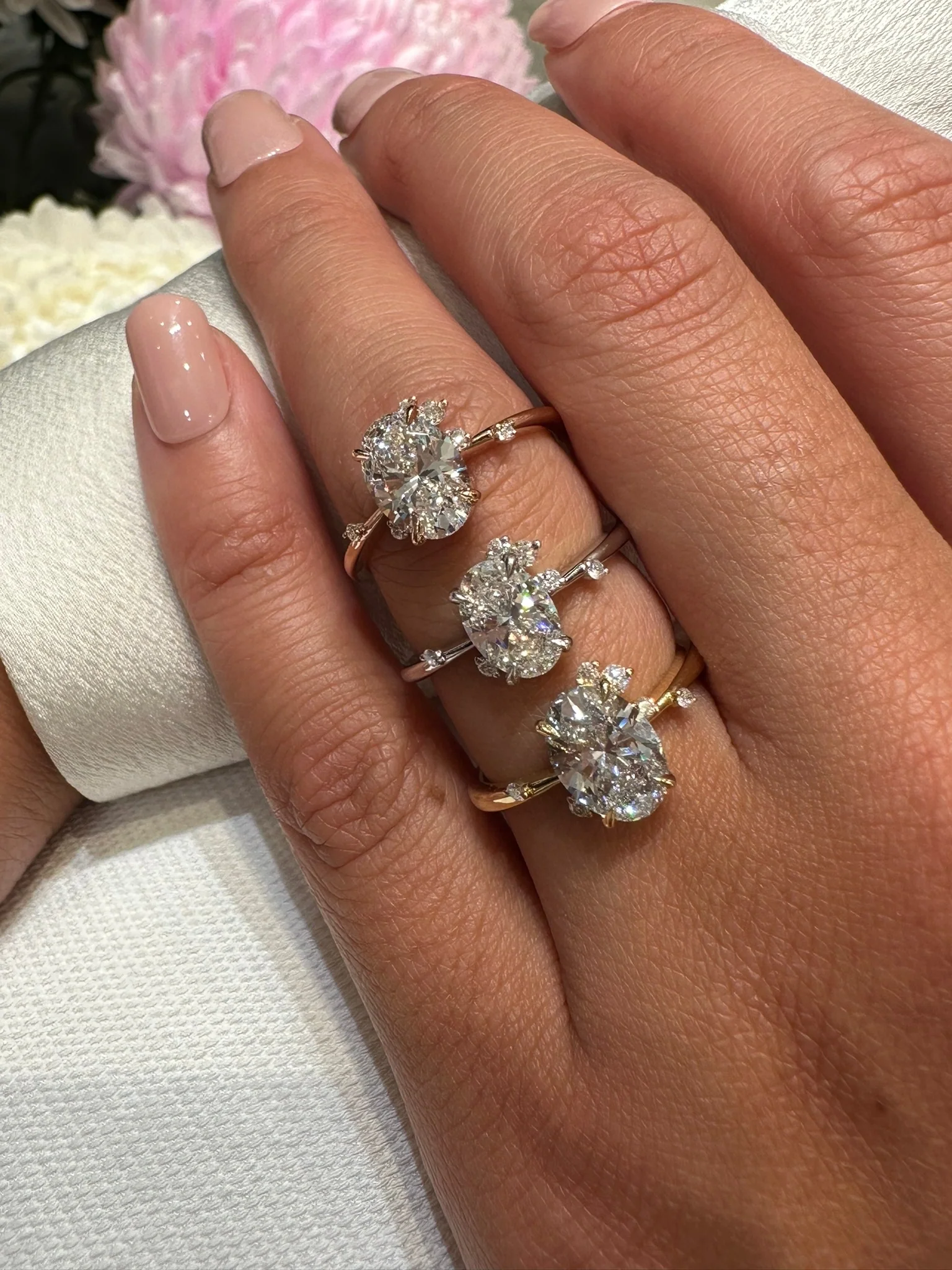 Fire Fly Diamond Engagement Ring - Image 8