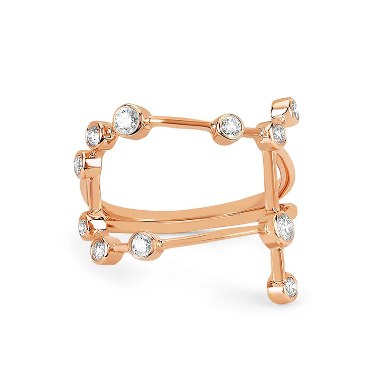 Gemini Diamond Constellation Ring - Image 3