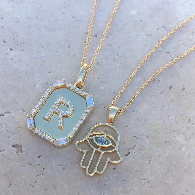 Hamsa Hand Necklace - Image 3