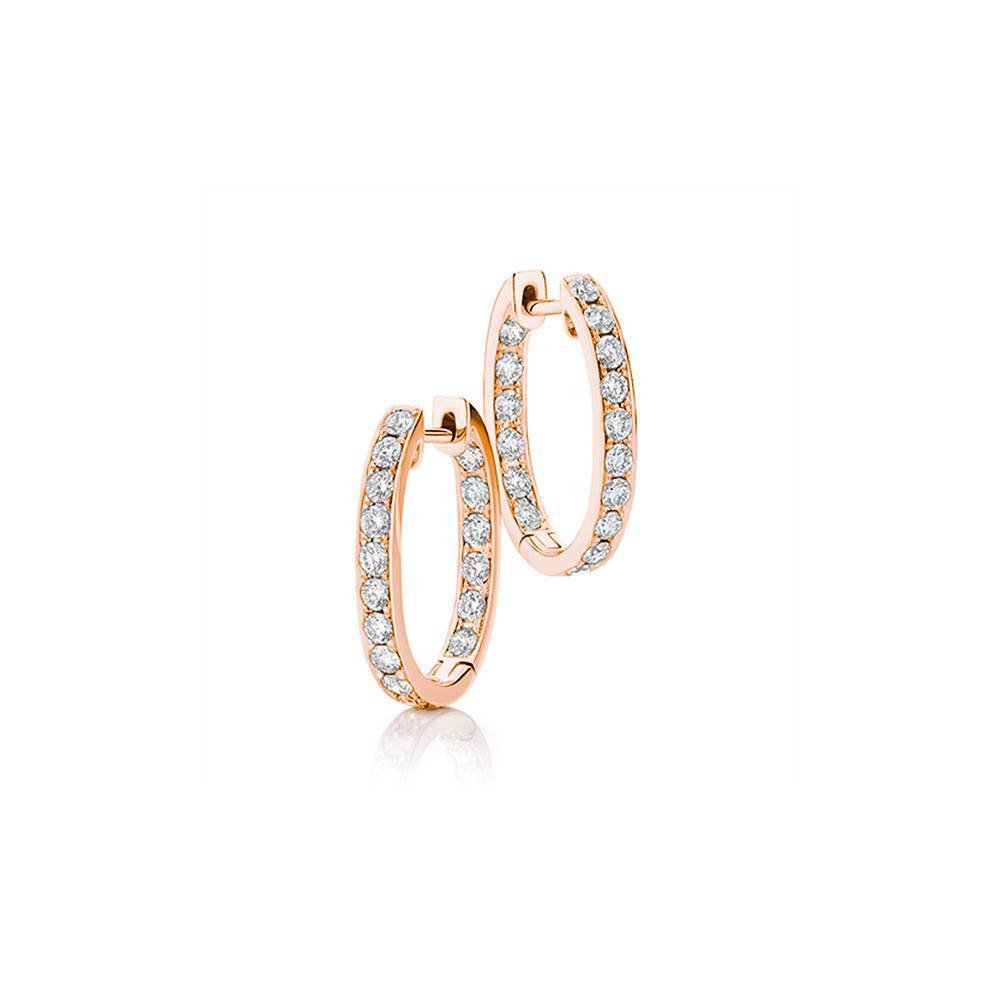 Harper Diamond Hoops - Image 3