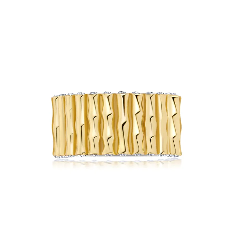 Honey Diamond Trickle Eternity Ring