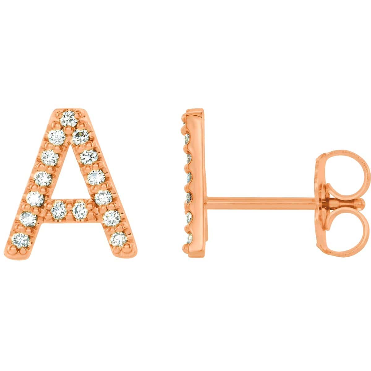 Initial Earrings - Image 4