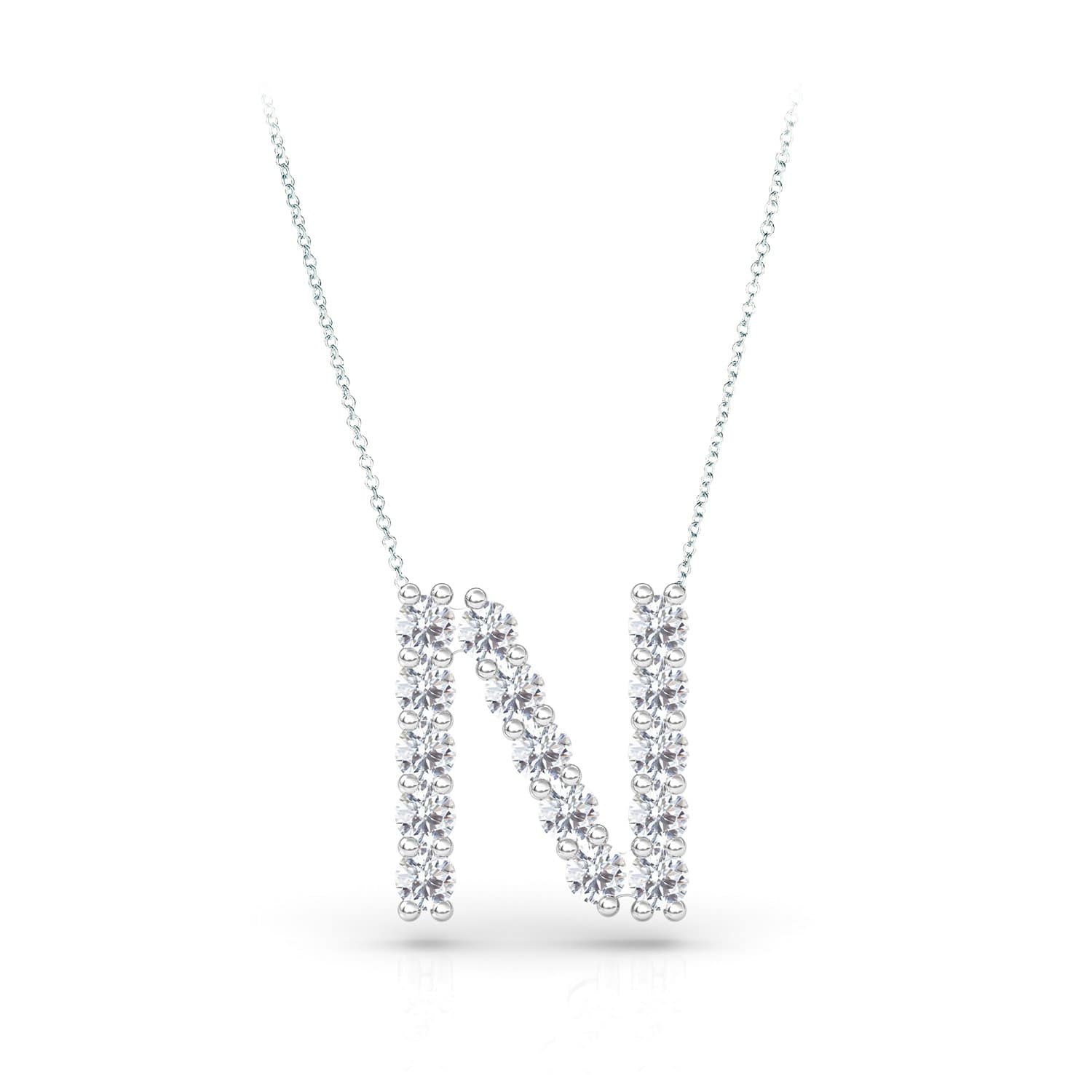Lab Grown Diamond Initial Pendant - Image 24