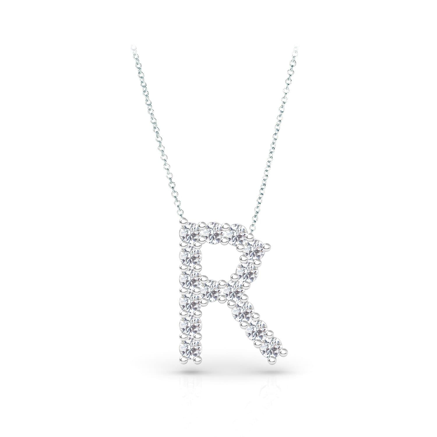 Lab Grown Diamond Initial Pendant - Image 26