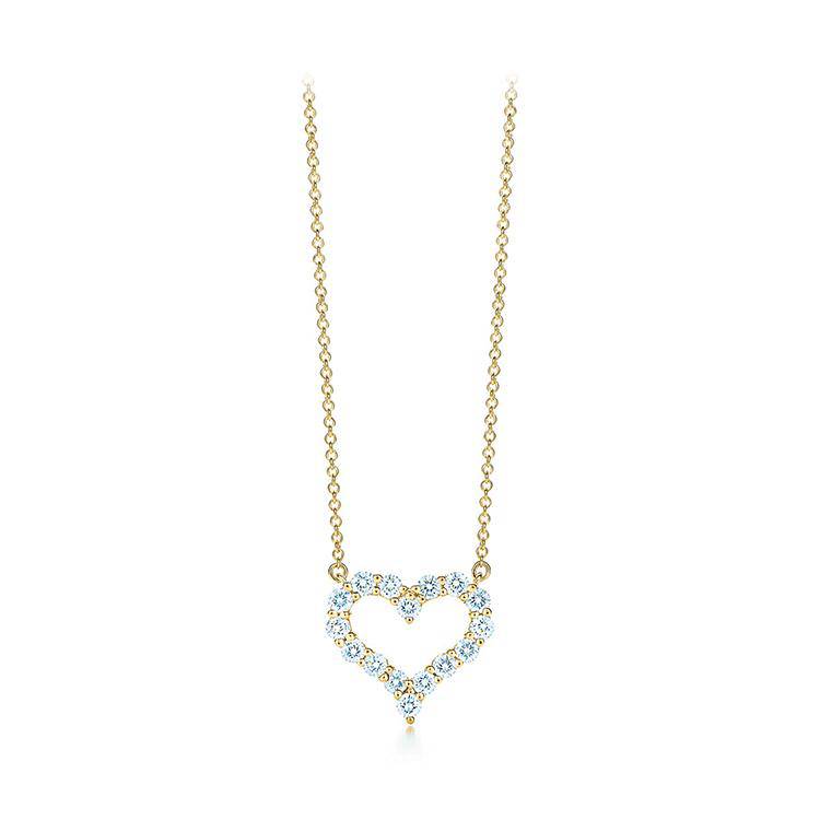 Large Diamond Heart Pendant - Image 3