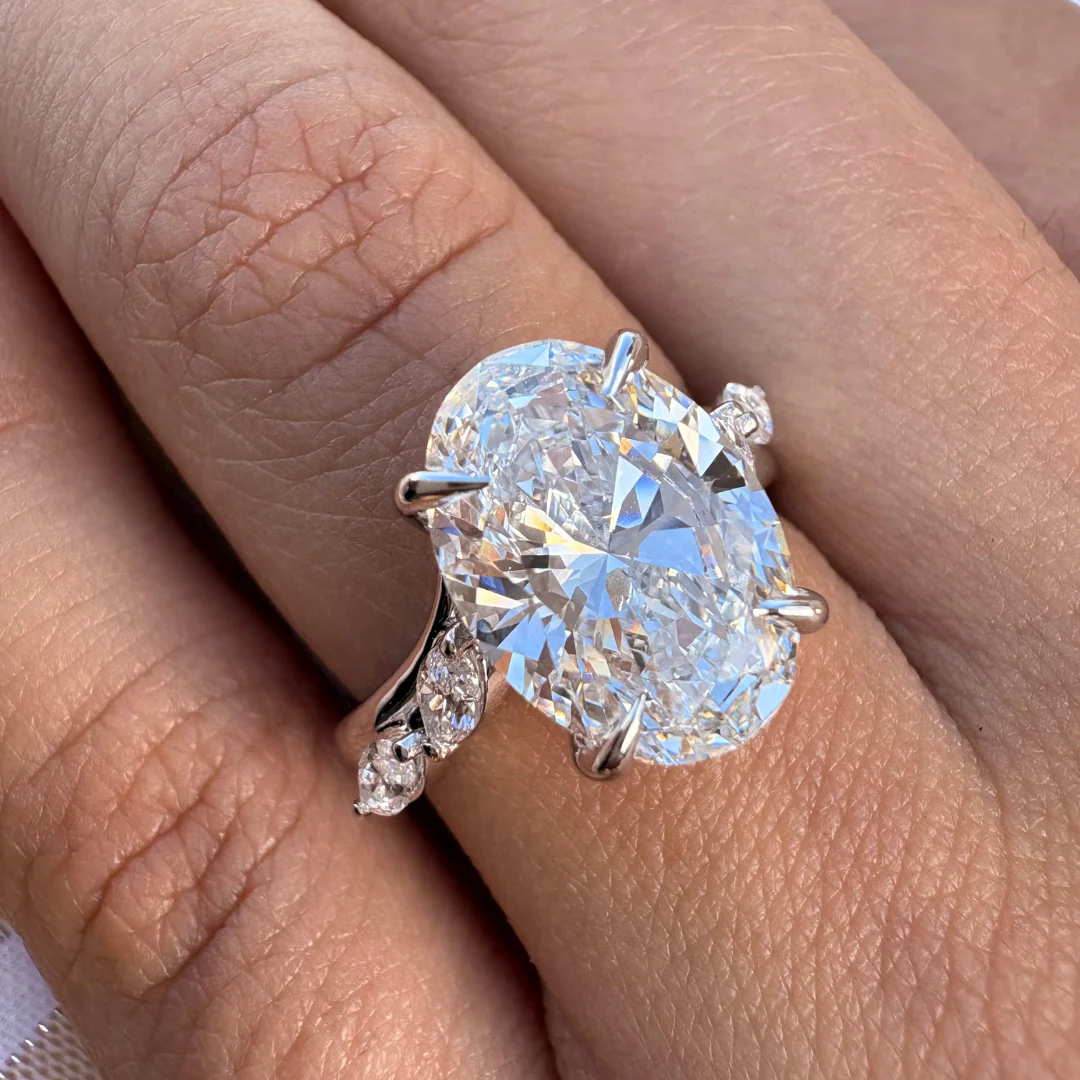 Lena Oval Marquise Wrap Ring - Image 3
