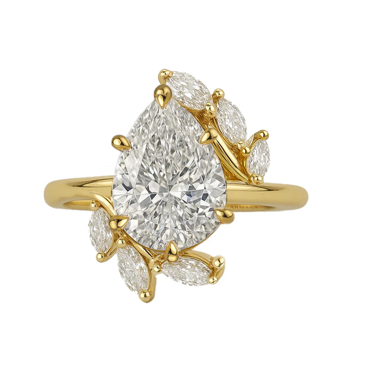 Liana Vine Lab Grown Diamond Engagement Ring