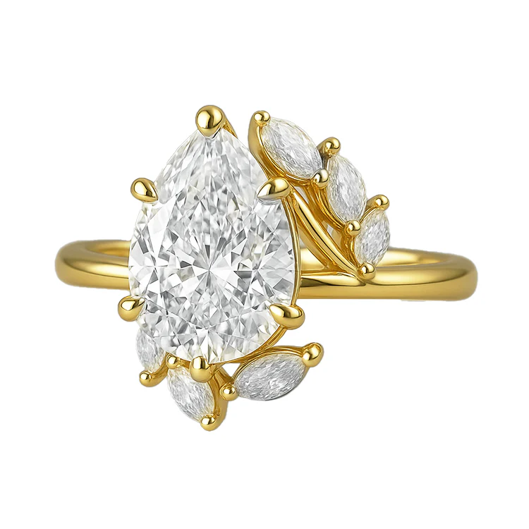 Liana Vine Lab Grown Diamond Engagement Ring - Image 2