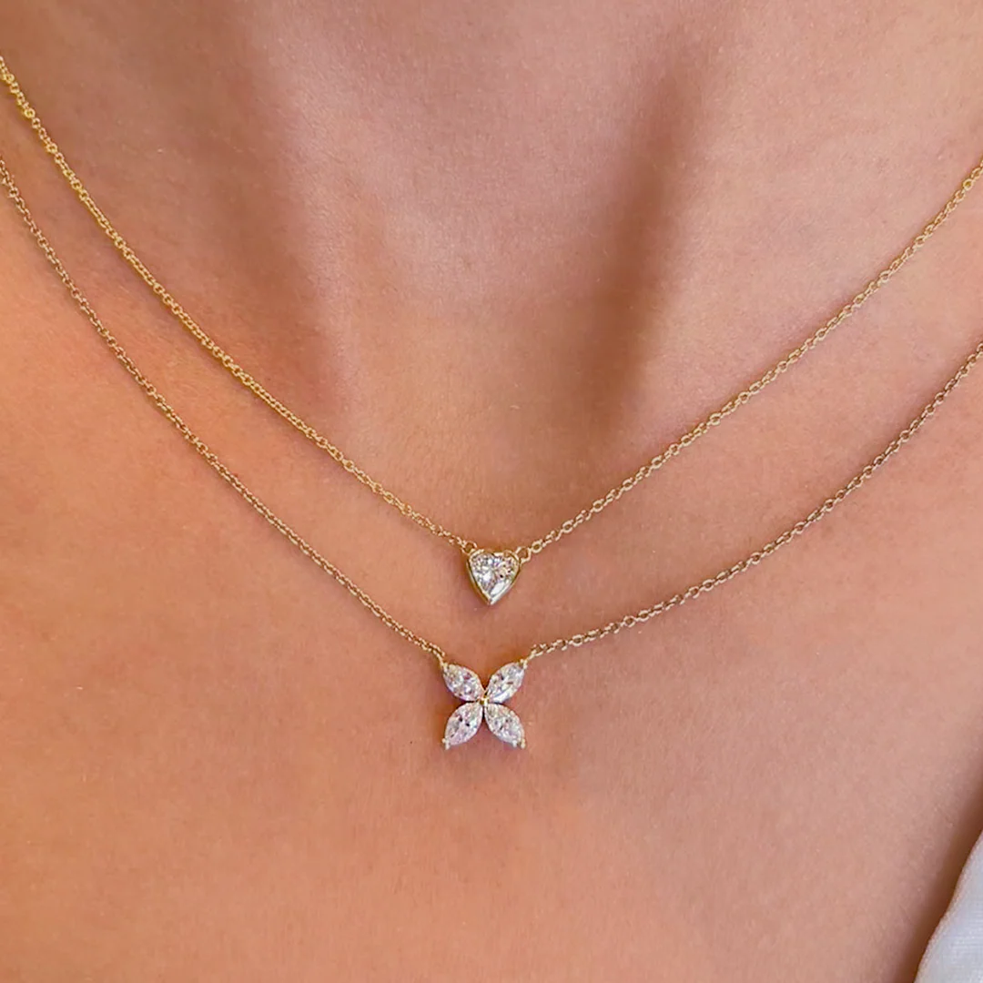 Lily Lab Grown Diamond Pendant - Image 6