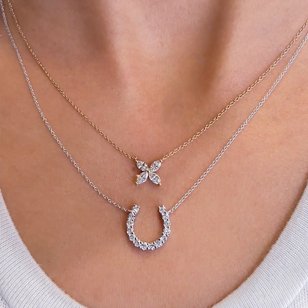 Lily Lab Grown Diamond Pendant - Image 7