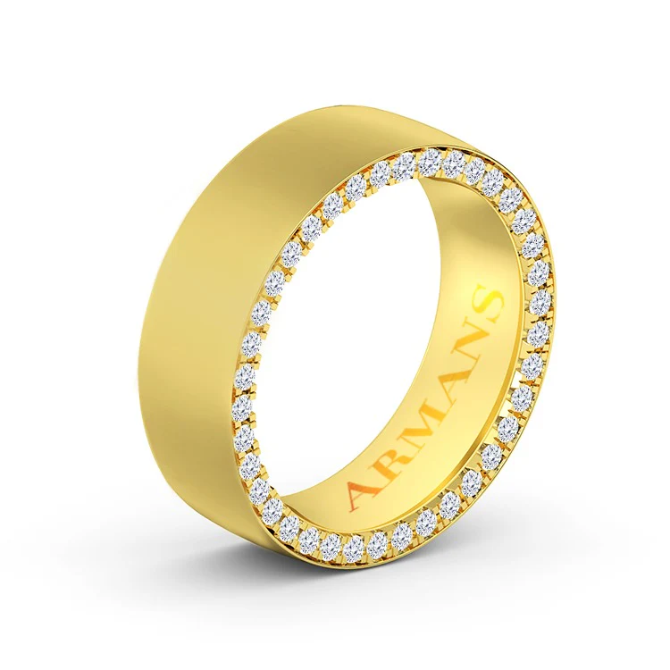 Marcel Diamond Wedding Band - Image 2