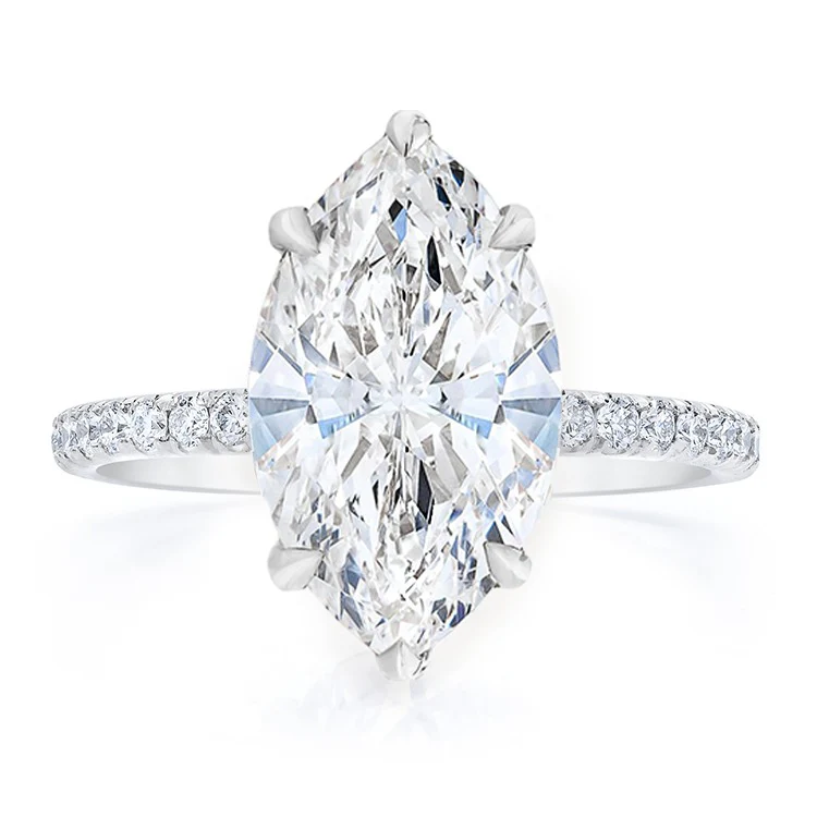 Marquise Allegra Engagement Ring - Image 4