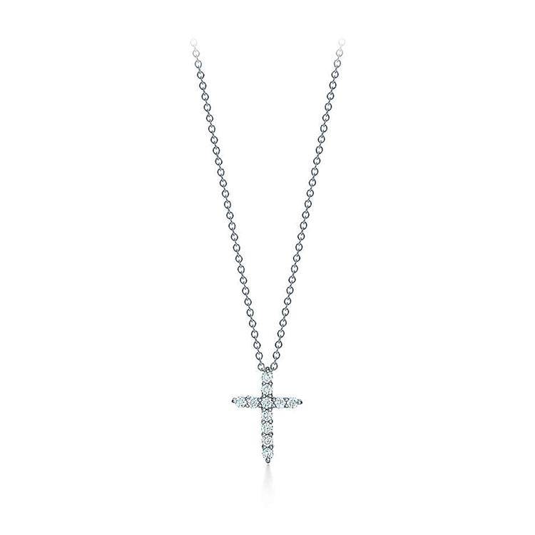 Men's Diamond Cross Necklace - Image 5