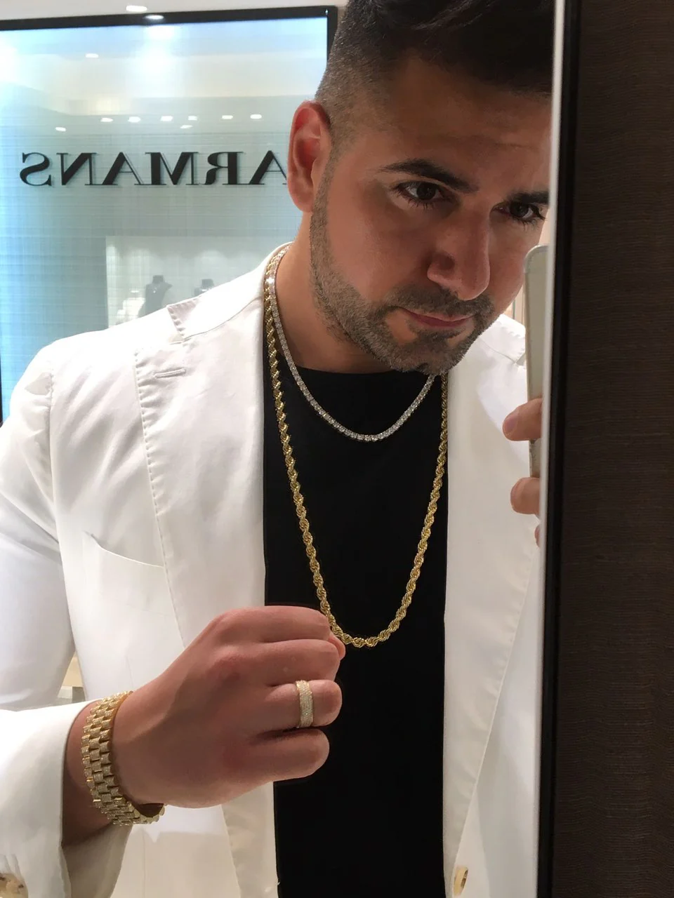 Men's Solid Gold Rope Chain - Image 2