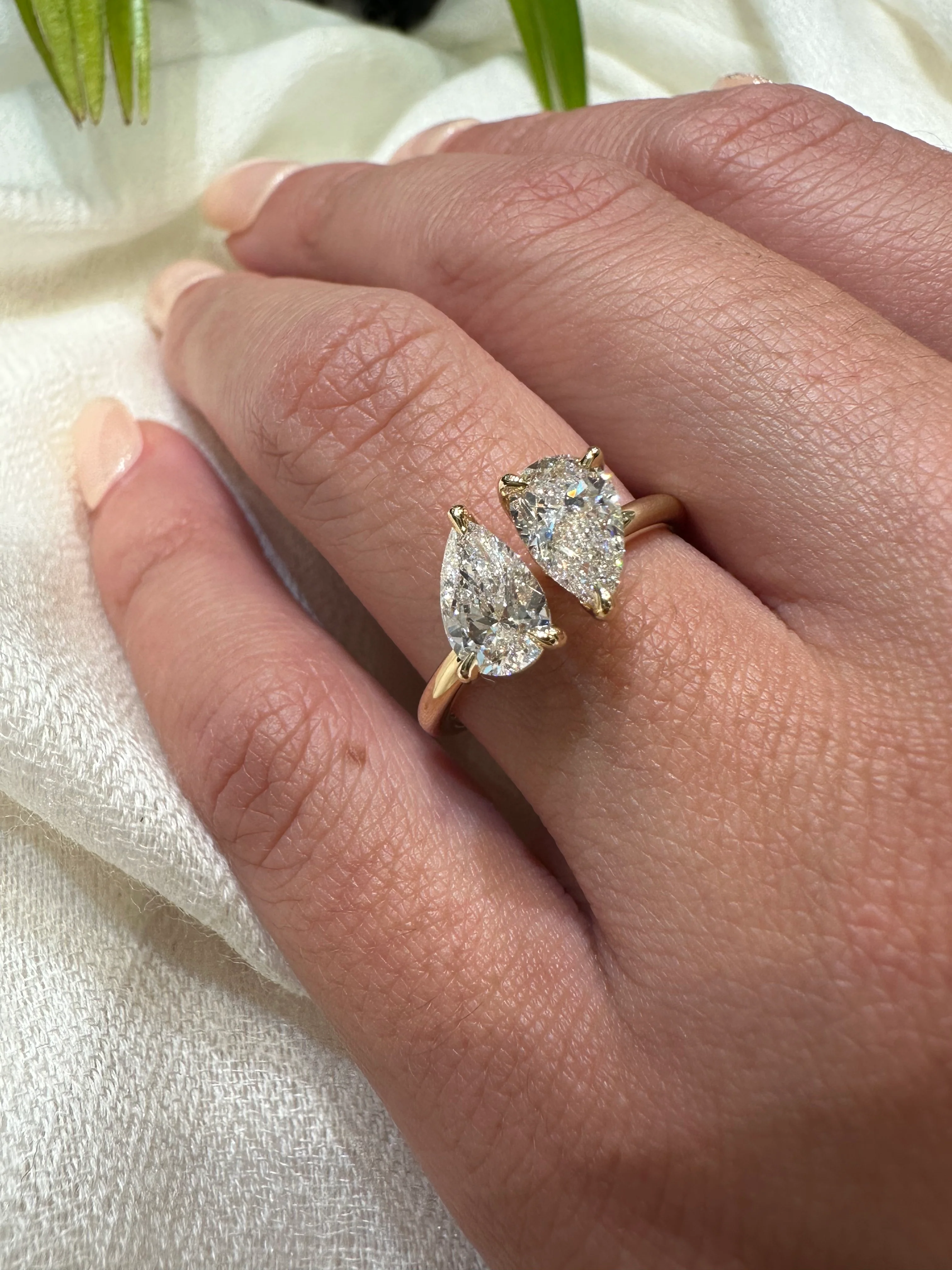 Nia Two Stone Engagement Ring - Image 2