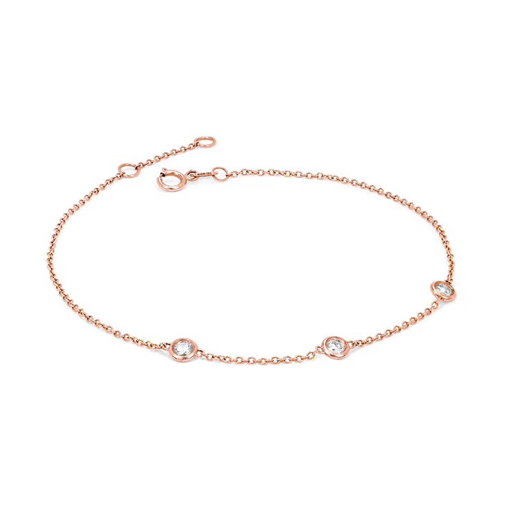Orbit Diamond Anklet - Image 4