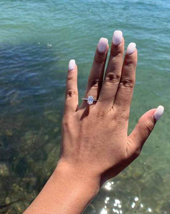 Oval Madison Lab Grown Engagement Ring - Image 6